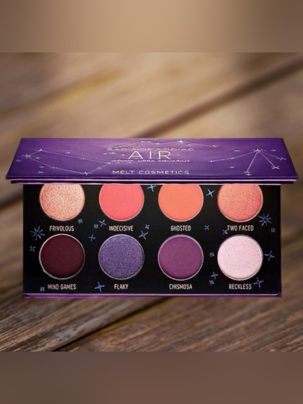 Melt Cosmetics
Mini Bad Side Zodiac Eyeshadow Palette - Air NIB